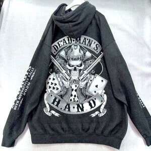 Men’s 80th Sturgis 2020 Grey The Perfect Hoodie by Pacific & Co size 3XL